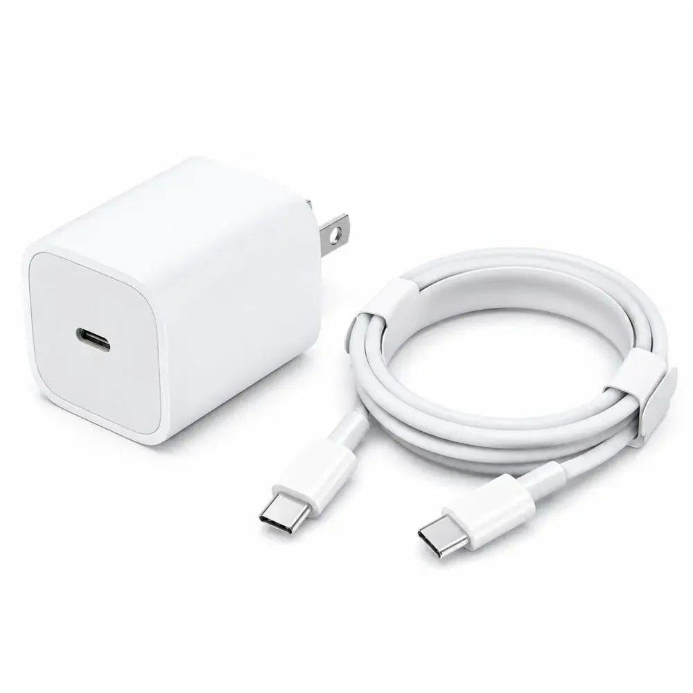 2PACK 20W USB-C Fast Charger Adapter PD 3.0 Adapter for iPhone Samsung Adapte3
